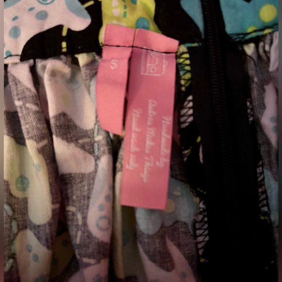 Video Game Controller Neon Skirt EUC size small PS4 Controls Game Handmade - Picture 4 of 4